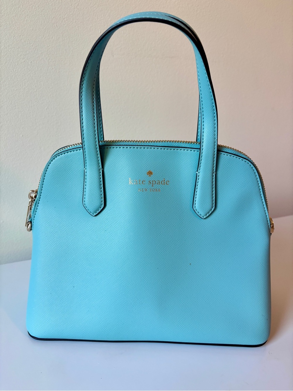Kate Spade Robin's Egg Blue Medium Dome Purse - NWT